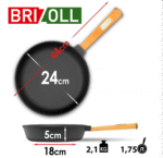 Sartén Mango Madera ÓPTIMA 24cm - Imagen 4