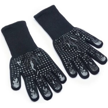 Guantes Negros con Agarre Silicona