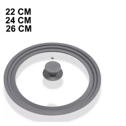 Tapa VERSÁTIL 22, 24 y 26cm Apoyo Silicona
