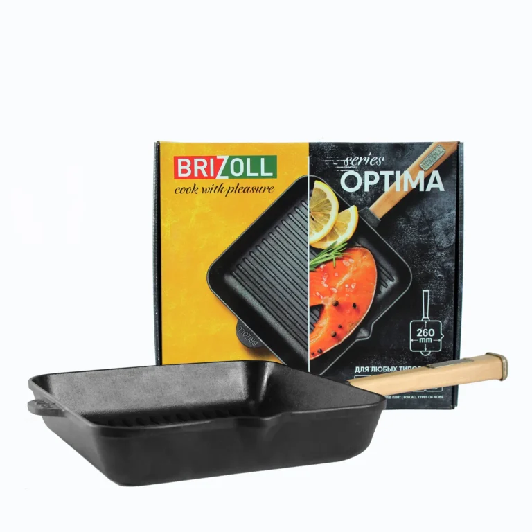 Sartén GRILL Mango Madera 26x26cm